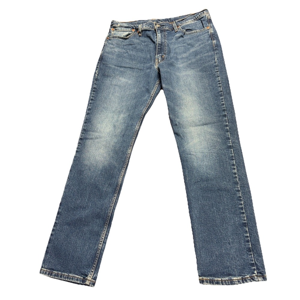 Levi's 511 Jeans Mens 36x32 Slim Fit Blue Medium Wash Stretch Denim Western Boot